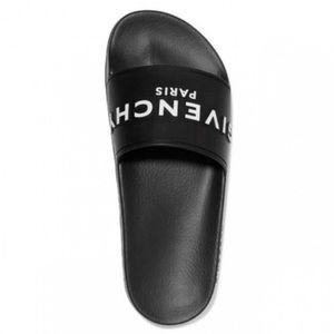 GIVENCHY logo rubber slides sandals
